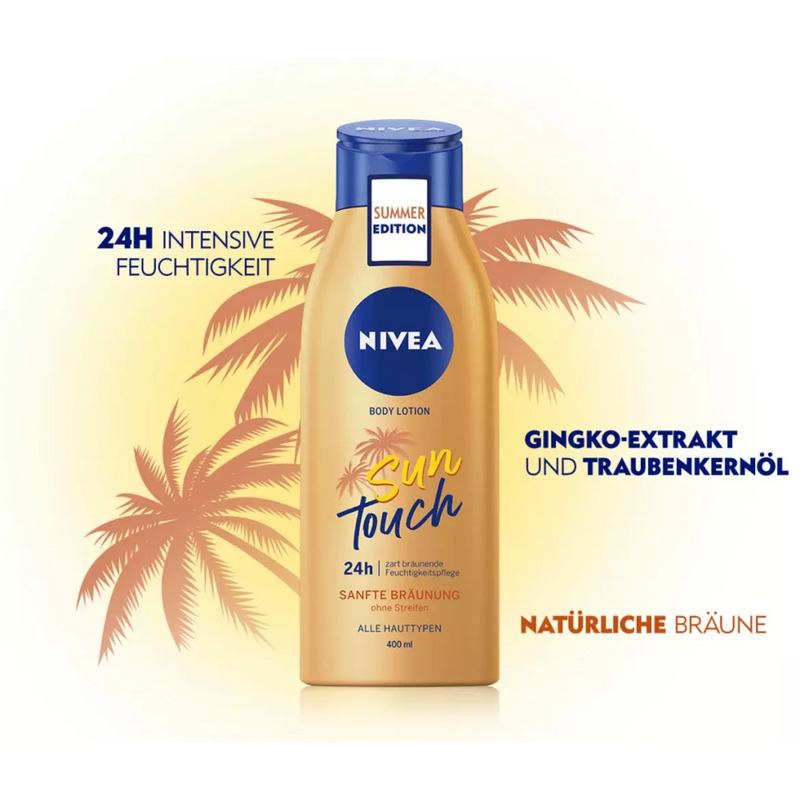 NIVEA Body Lotion Sun Touch, 400ml