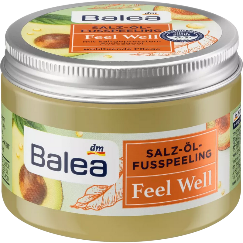 Balea Foot Scrub Salt Oil Feel Well, 150 ml