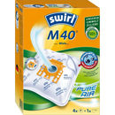 Sac d'aspirateur Swirl M40 MicroPor Plus avec 1 filtre, 4 pièces