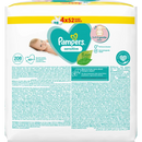 Lingettes humides Pampers Sensitive (4 x 52 pièces), 208 pièces.