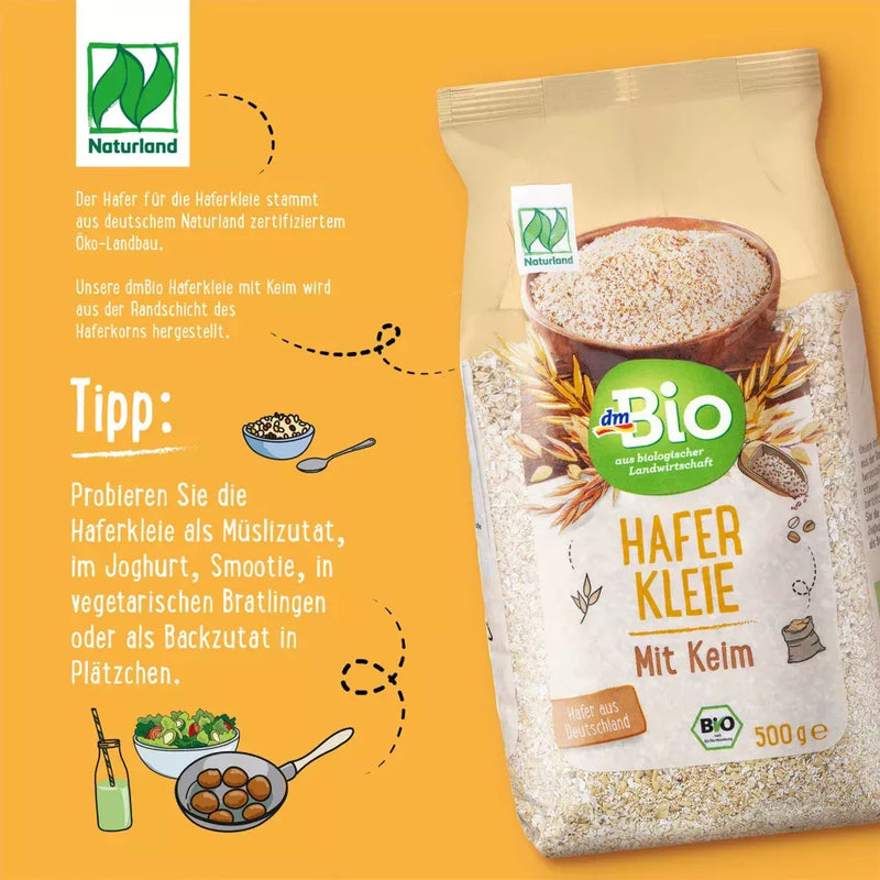 dmBio Haverzemelen met kiem Naturland, 500 g