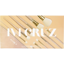 BH Cosmetics Brush Set Ivi Cruz X - Ensemble de 12 pinceaux pour le visage et les yeux avec sac, 1 pièce.