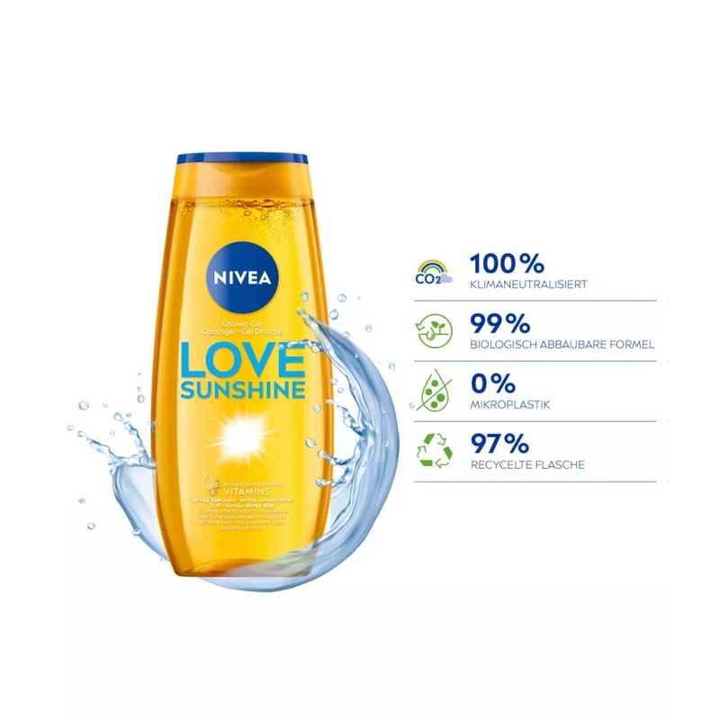 NIVEA Douchegel Love Sunshine, 250 ml