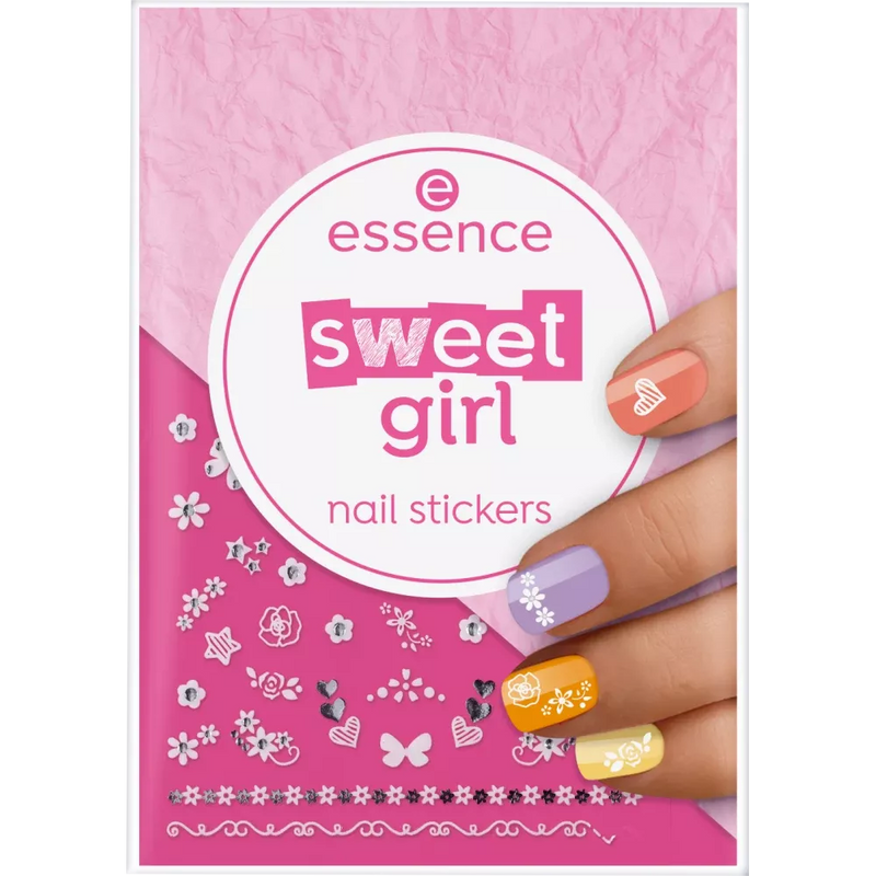 essence cosmetics Nagel stickers lief meisje nagel stickers, 44 stuks