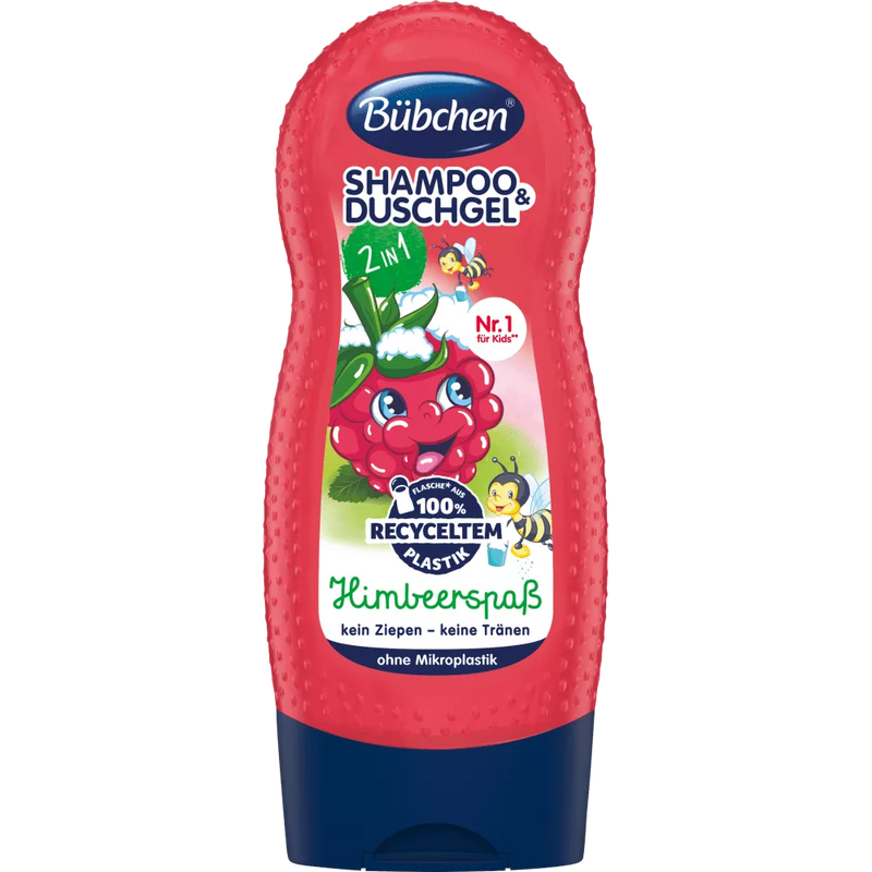 Bübchen Shampoo & Douchegel Kids Frambozenpret, 230 ml