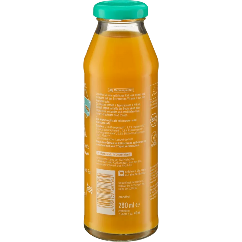 dmBio 7 Days Shot Ginger Turmeric, 280 ml