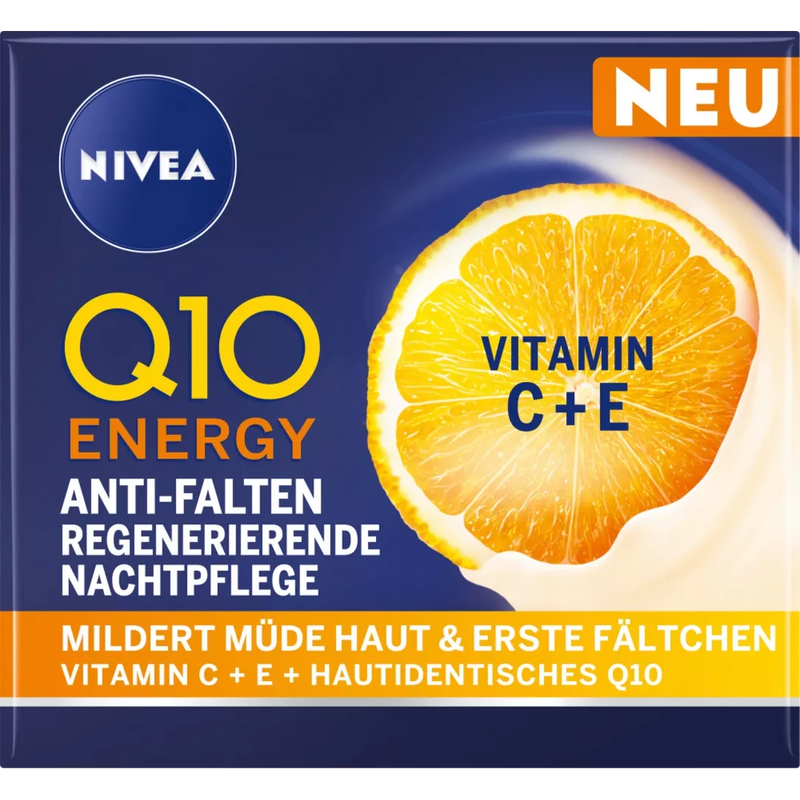 NIVEA Anti rimpel nachtcrème Q10 Energy, 50 ml