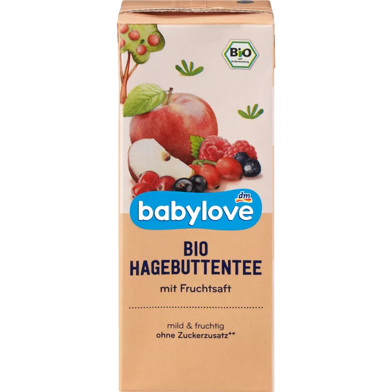 babylove Baby Thee Biologische Rozenbottel met Vruchtensap, 200 ml