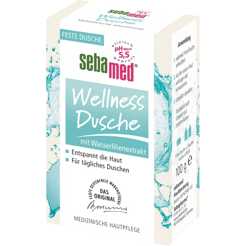 sebamed Solid Shower Wellness, 100 g