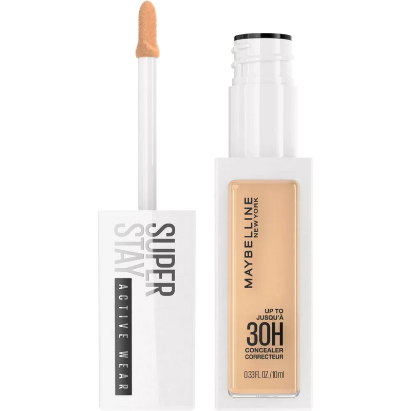Maybelline New York Concealer Super Stay 30H Active Wear 22 Wheat, 10 ml