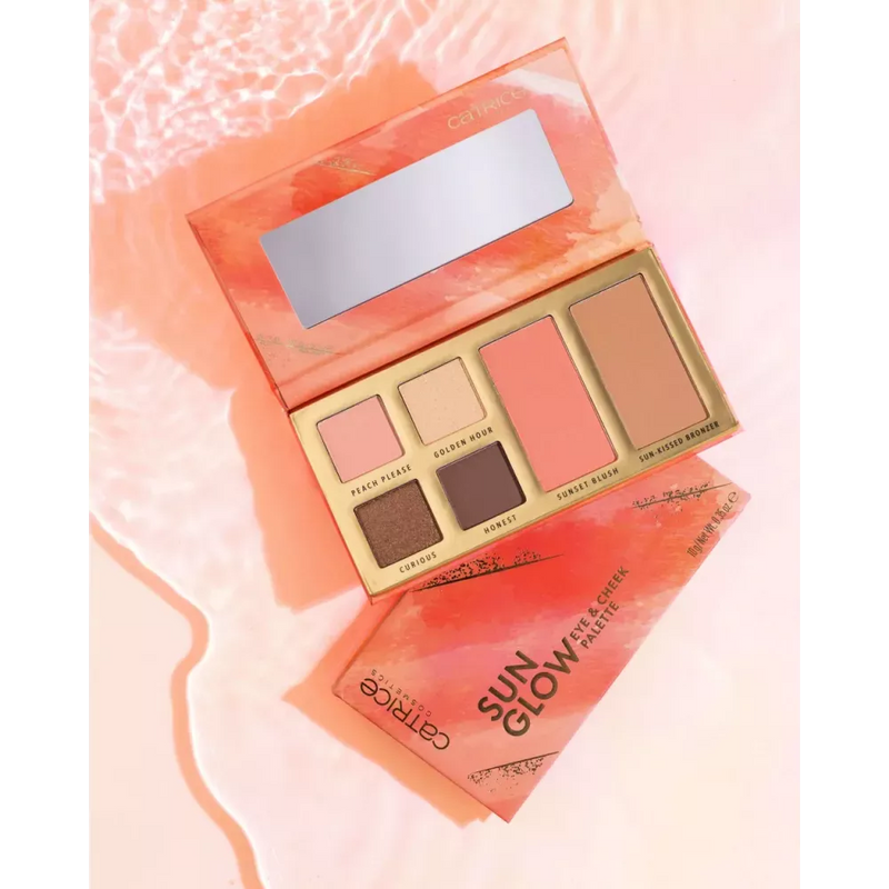 Catrice Oogschaduw & Blush Palette Sun Glow, 10 g