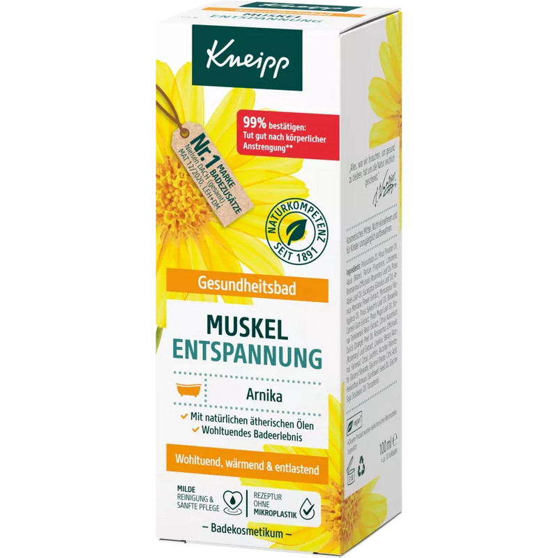 Kneipp Badolie Spierontspanning, 100 ml