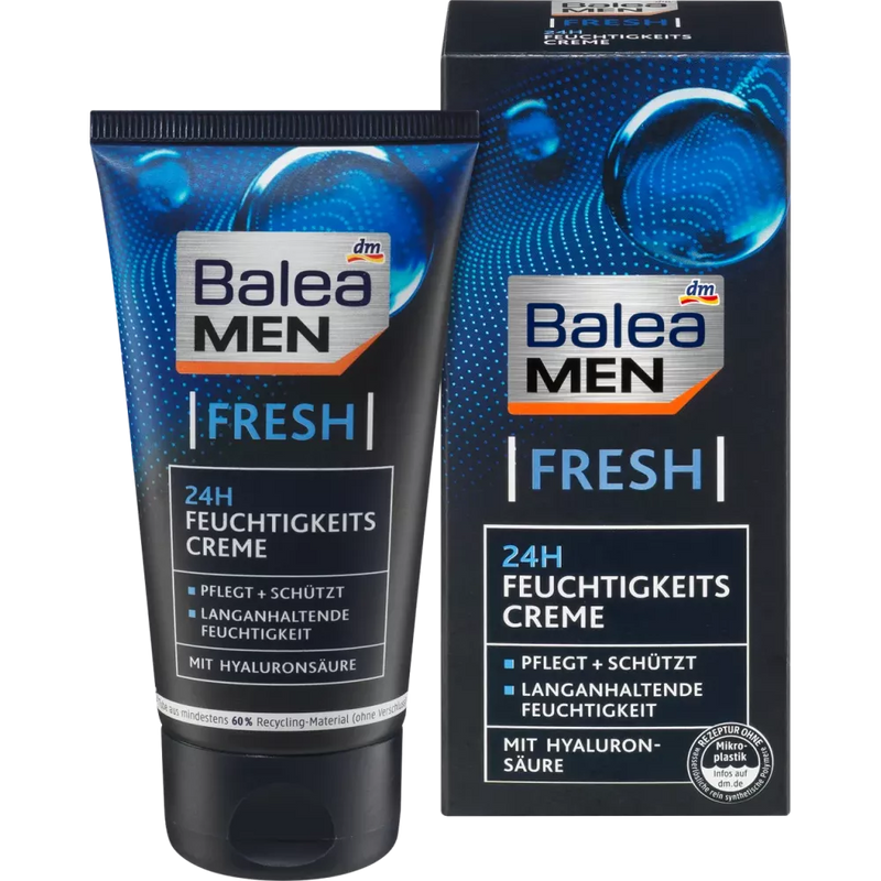 Balea MEN Day Care Fresh 24h Hydraterende Crème, 75 ml