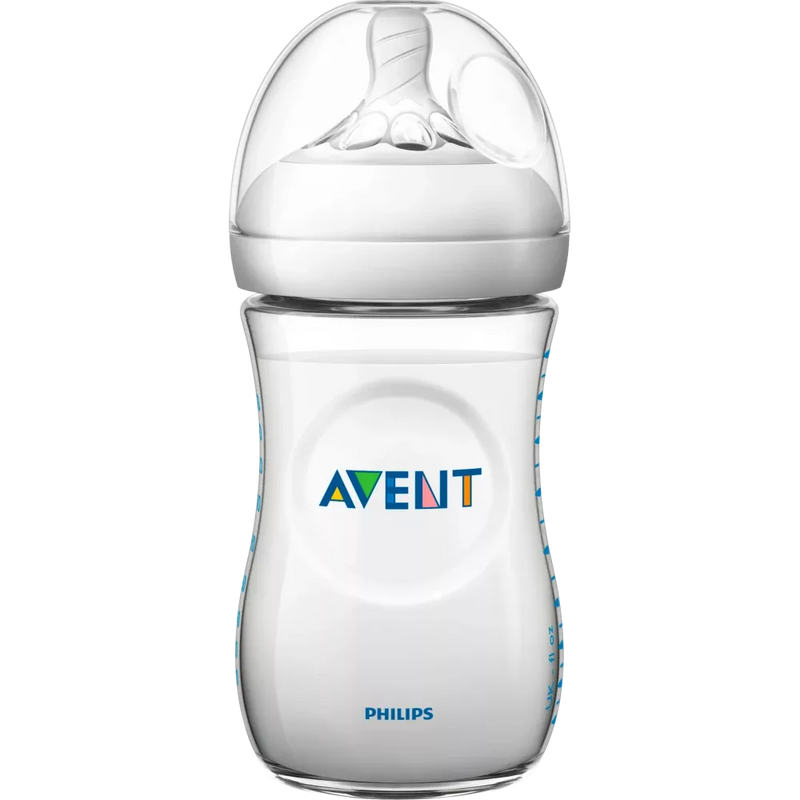 Philips AVENT Babyfles Natural 2.0 met siliconenspeen, 260ml, 1 stuk