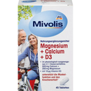 Mivolis Magnesium + Calcium + D3, Tabletten 45 stuks, 95 g