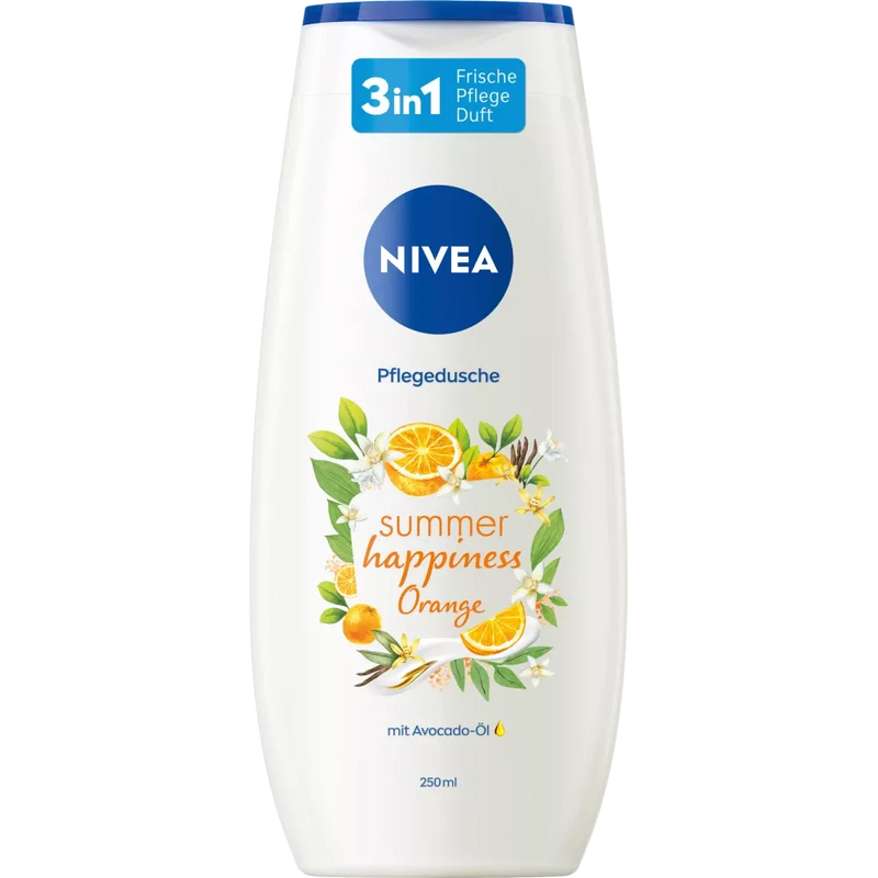 NIVEA Crème douche zomer geluk sinaasappel, 250 ml