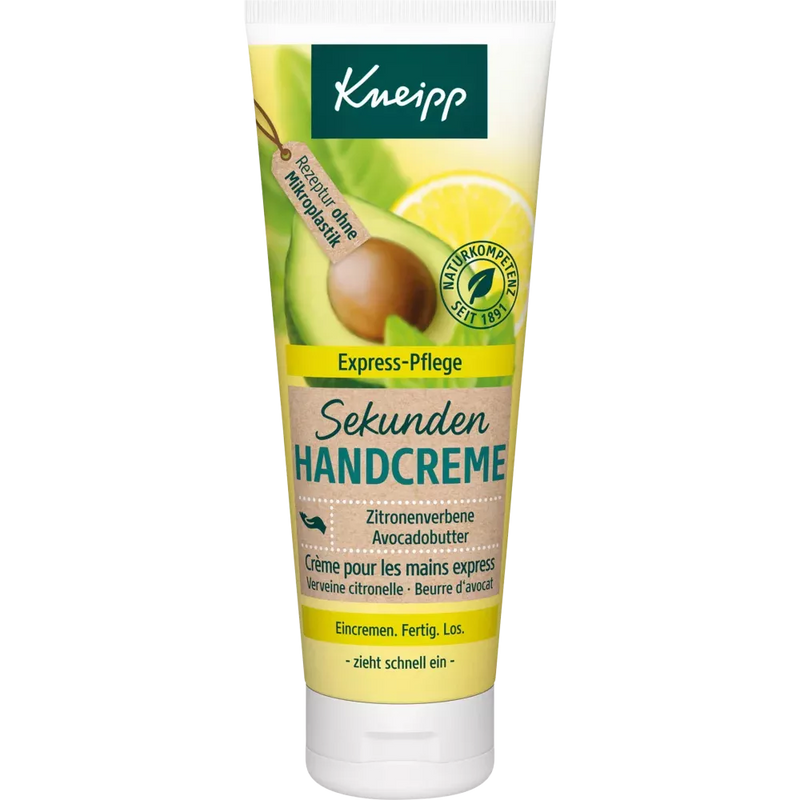 Kneipp Handcrème Citroen Verbena & Avocado Boter Seconds, 75 ml
