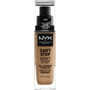 NYX PROFESSIONAL MAKEUP Fond de teint Can't Stop Won't Stop 24 heures Camel 12,5, 30 ml