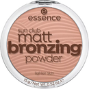 essence cosmetics Bronzer sun club poudre bronzante mate peau claire naturel 01, 15 g