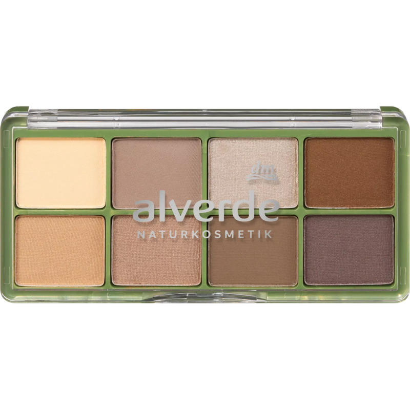 alverde NATURKOSMETIK Oogschaduwpalette 40 Caramel Favorites, 16 g