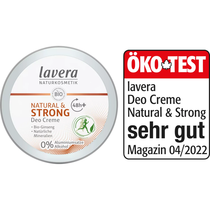 lavera Deodorantcrème Natural & Strong, 50 ml