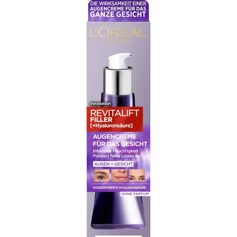 L'ORÉAL PARIS   Oogcrème Revitalift Filler (+ Hyaluronzuur), 30 ml