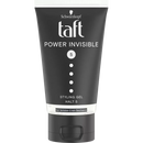 Gel coiffant Schwarzkopf Taft POWER INVISIBLE Tenue 5, 150 ml