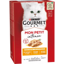 Purina Gourmet Nourriture humide pour chats à la volaille, Mon Petit Intense, Multipack (6 x 50 g), 300 g