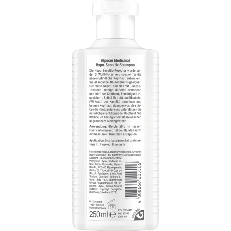 Alpecin Shampoo Hypo-Sensitive, 250 ml