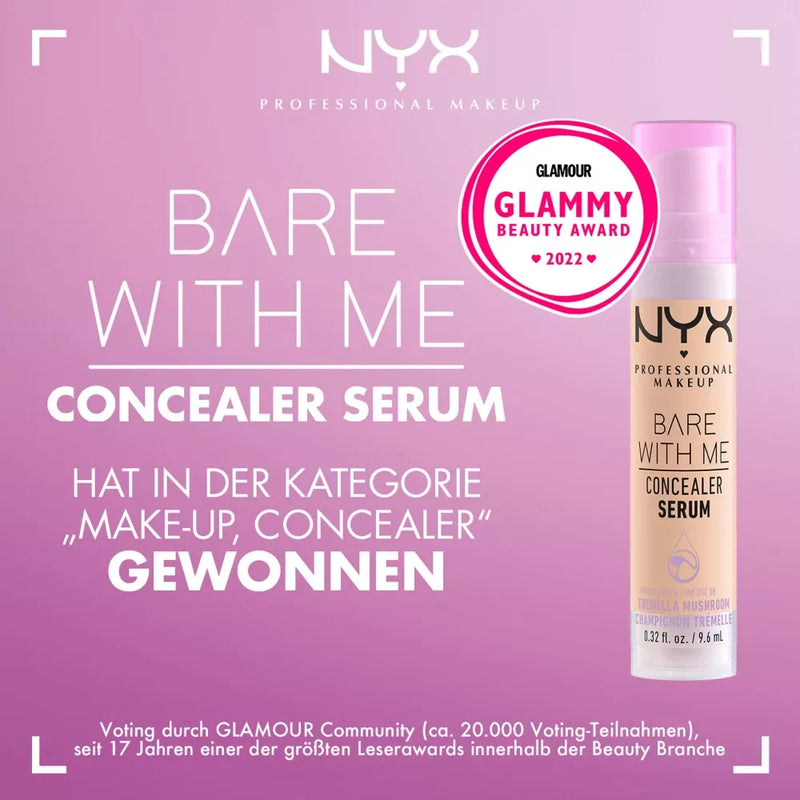 NYX PROFESSIONAL MAKEUP Concealer serum Bare With Me Light 02, 9.6 ml