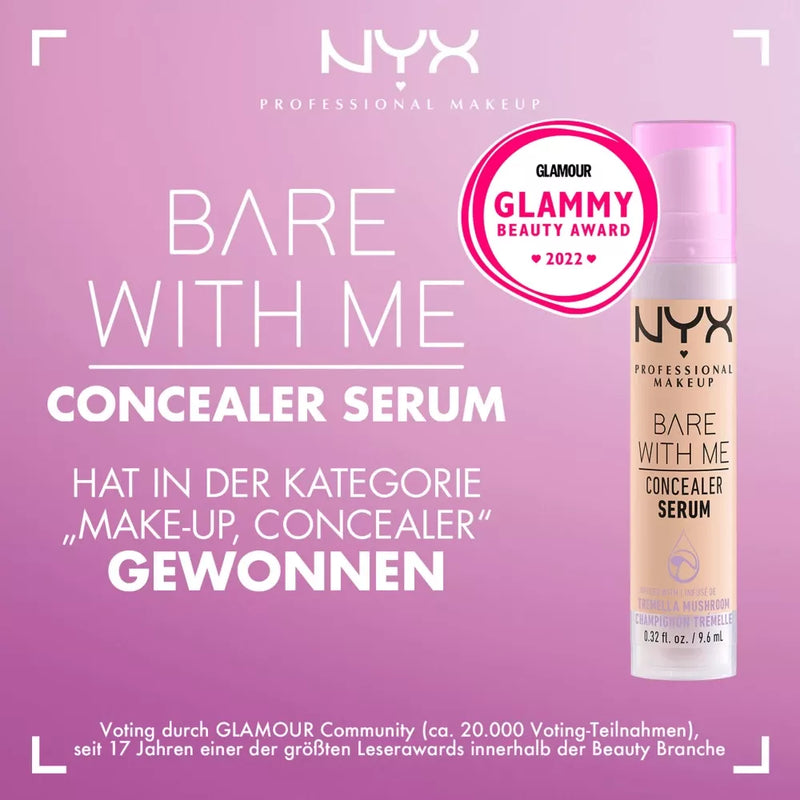 NYX PROFESSIONAL MAKEUP Concealer Serum Bare With Me Golden 09, 9.6 ml