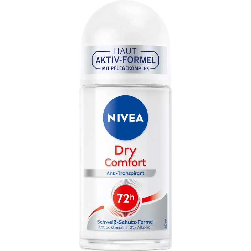 NIVEA Antitranspirant Deo Roll-on droog comfort, 50 ml