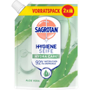 Recharge de savon liquide Sagrotan doux pour la peau à l'aloe vera, 500 ml
