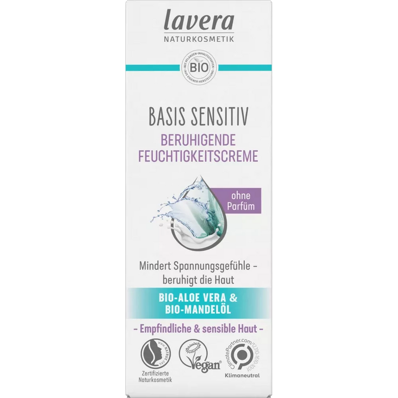 Lavera Basis Sensitive Kalmerende Gezichtscrème, 50 ml
