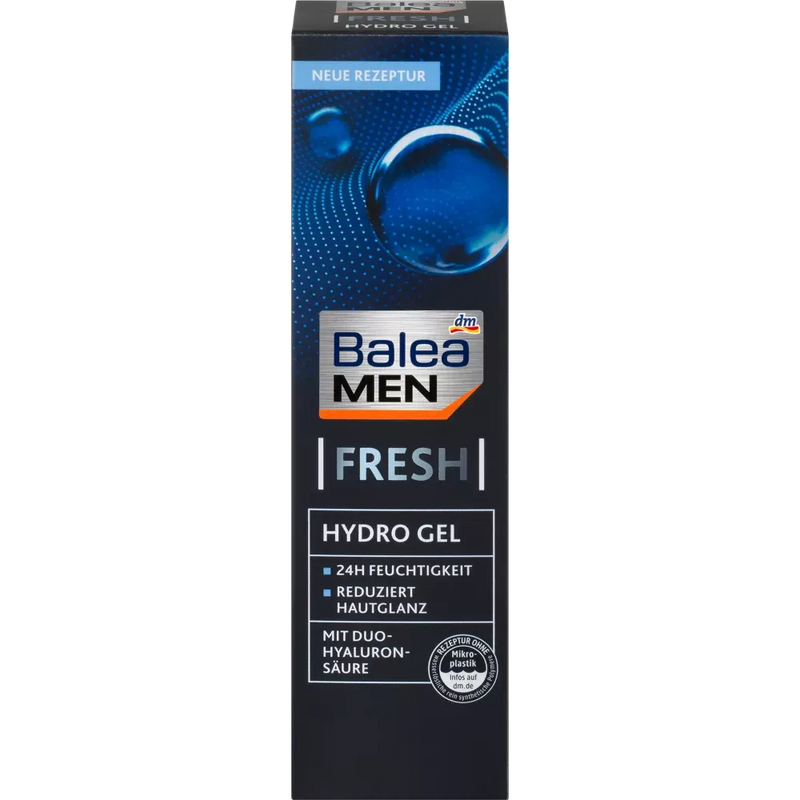 Balea MEN Fresh Hydro gezichtsgel, 75 ml