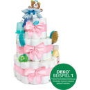 Tanjo Diaper cake grand, rose, 1 pièce