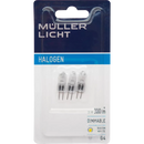 Müller Licht HAL culot à broches l. G4 20W 12V 375lm, 3 pièces.