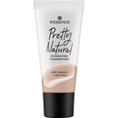 essence cosmetics Make-up Pretty Fond de teint hydratant naturel Warm Cashew 070, 30 ml