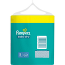 Couches Pampers Baby Dry taille 5 Junior (11-16 kg), paquet en vrac, 60 pièces.