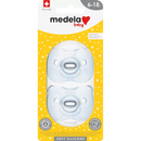 Medela Sucette Soft Silicone, bleu clair, 6-18 mois, 2 pièces