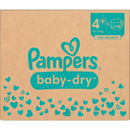 Couches Pampers Baby Dry Gr.4+ Maxi Plus (10-15 kg), boîte mensuelle, 198 pièces.