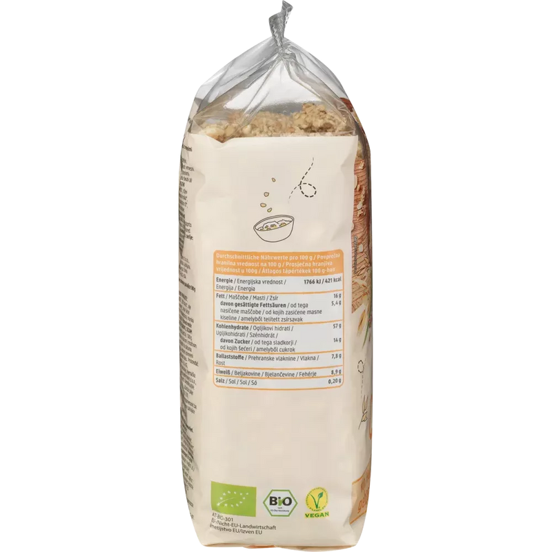 dmBio Crispy Muesli Haver Krokant, 500 g