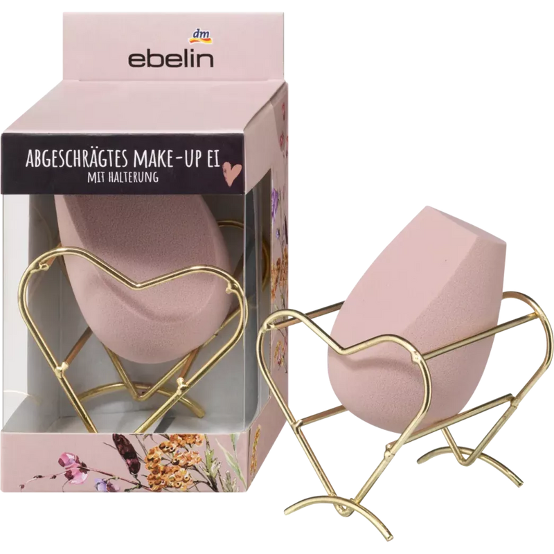 ebelin Make-up ei met houder, 2 stuks