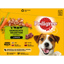 Pedigree Natvoer voor honden Gemengd in saus, Adult, Multipack (12x100 g), 1.2 kg