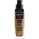 NYX PROFESSIONAL MAKEUP Fond de teint Can't Stop Won't Stop 24 heures Caramel 15, 30 ml