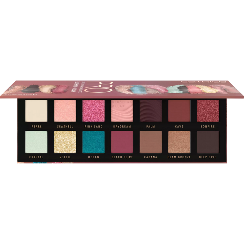 Catrice Oogschaduwpalette Pro Slim Blushing Ocean 010 Mesmer Eyezing Moments, 10,6 g