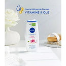 NIVEA Douchecrème roos & amandelolie, 250 ml