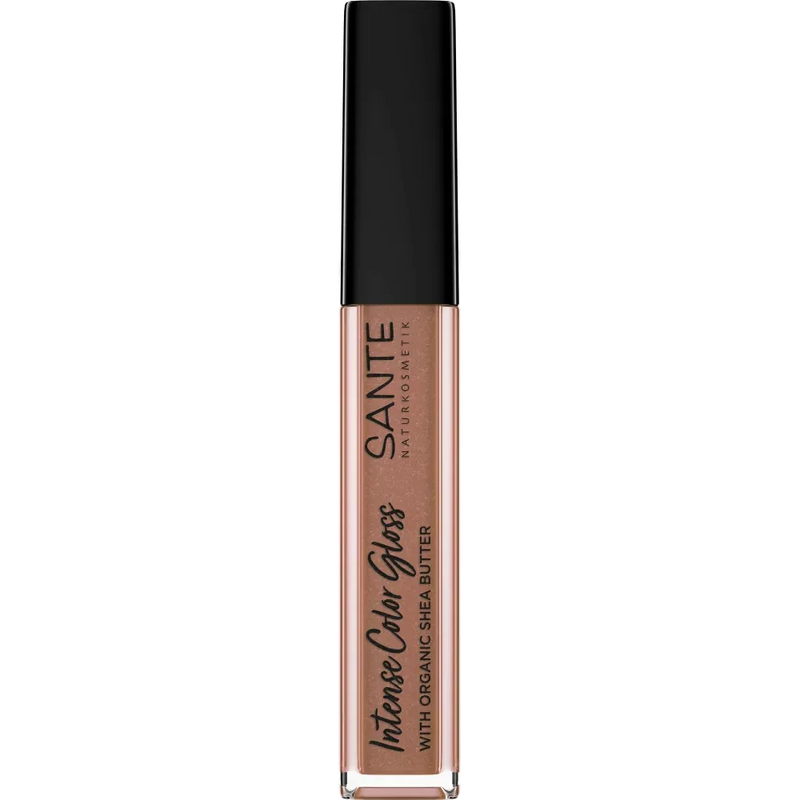 Sante Lip Gloss Intense Colour 01 Glistening-Nude, 5.3 ml