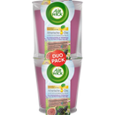 AirWick Geurkaars in glas Blackberry Blossom & Wild Fig, 2 stuks
