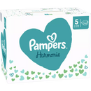 Couches Pampers Harmonie taille 5 Junior (11-16 kg), boîte mensuelle, 152 pièces.